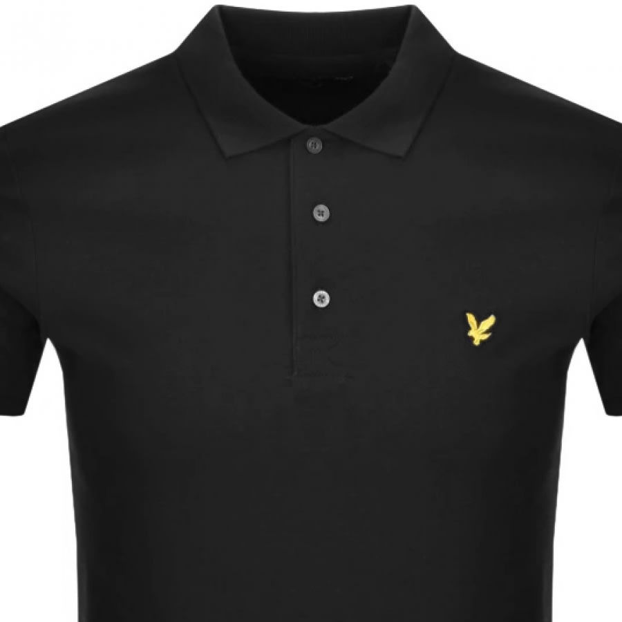 Alternative Image for ProductLyle And Scott Polo T Shirt Black2